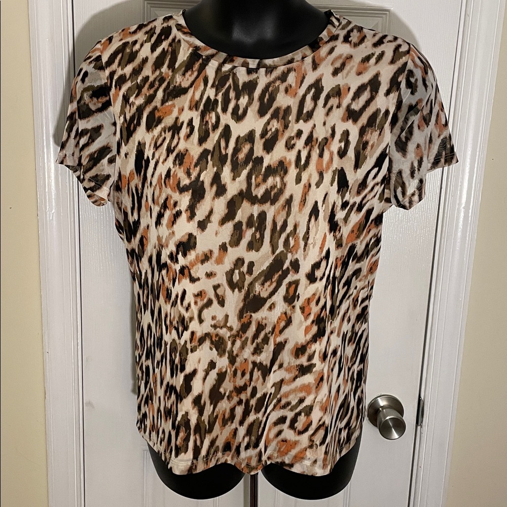 Leopard Print Women's Top